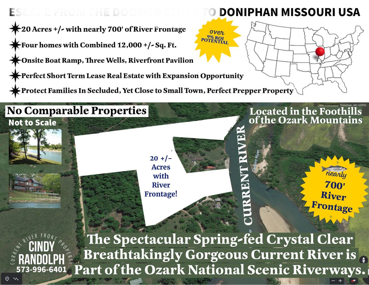 Doniphan Missouri gateway: close to hunting property, supplies, accommodations